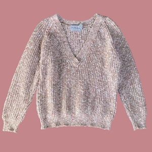 Vintage 80’s Deep V-neck Sweater